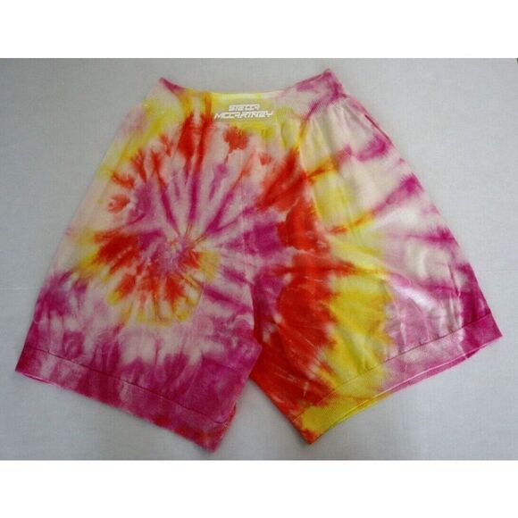 Stella McCartney Women's Sz 40 (US 4) Multicolor Splatter Print Knit Shorts $775 - Picture 2 of 6